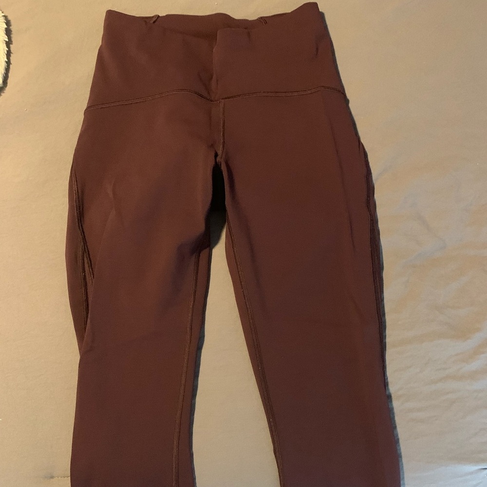 Lululemon cropped mesh leggings
